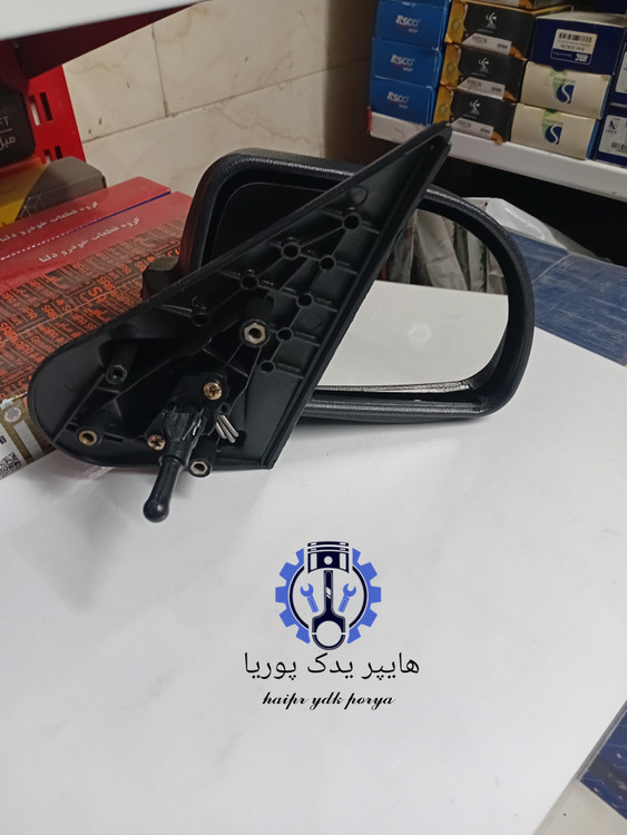 آینه بغل راست شاگرد تاشو تیبا ۱ و ۲ شرکتی اصل شیشه رفلکس