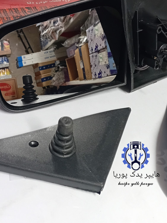 آینه بغل پراید تاشو شیشه رفلکس ۱۳۱،۱۳۲،۱۴۱،۱۵۱،صبا، اصل شرکتی