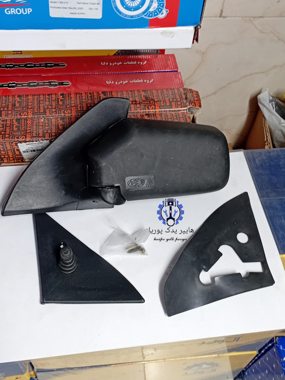 آینه بغل پراید تاشو شیشه رفلکس ۱۳۱،۱۳۲،۱۴۱،۱۵۱،صبا، اصل شرکتی