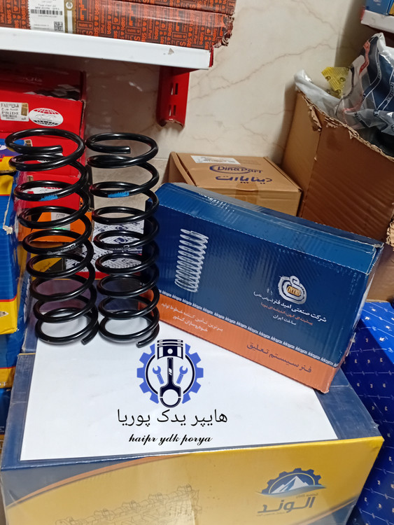 فنر لول عقب پراید۱۳۱،۱۳۲،۱۴۱،۱۵۱،صبا، معمولی استاندارد امید فنر اصل شرکتی