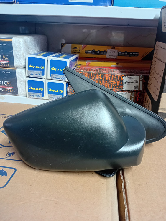 آینه بغل پژو ۴۰۵ تاشو دستی شیشه رفلکس راست شرکتی اصل (F.F.P.CO)