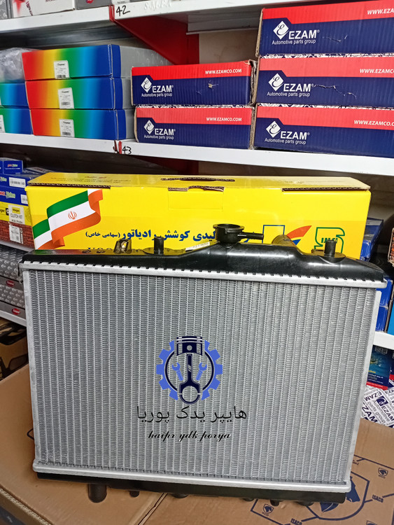 رادیاتور پراید گرمسیری (بزرگ) کوشش پراید_۱۳۱_۱۳۲_۱۴۱_۱۵۱_صبا_شرکتی اصلی سایپا یدک