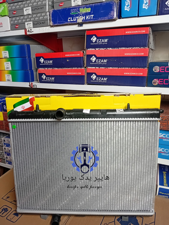 رادیاتور آب پژو ۲۰۶ تیپ ۲ و ۵_پژو۲۰۷_رانا_رانا پلاس_ کوشش رادیاتور شرکتی اصلی ایساکو