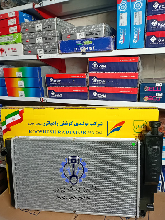 رادیاتور دو لول کلاسیک کوشش رادیاتور پژو ۴۰۵_پژوپارس_سمند_شرکتی اصلی ایساکو کوشش
