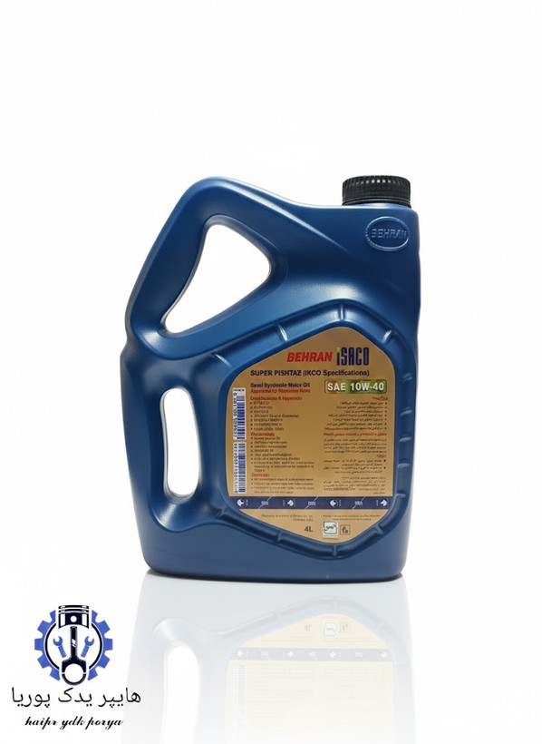 روغن موتور ۴ لیتری API SL 10W40 بهران سوپر پیشتاز اصل ایساکو اورجینال نیمه سنتیک