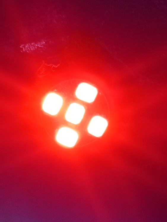 لامپ چراغ جلو و عقب خودرو رنگ (قرمز) ۵ تایی ضمانت بی قید وشرط اصلی