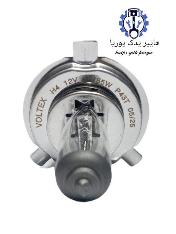 لامپ جلو H4 پراید ۳ خار ۱۰۰W90 خارجی شرکتی اصل
