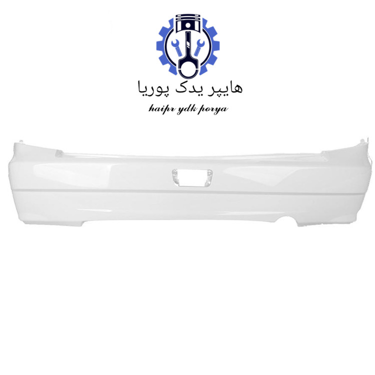 سپر عقب پراید ۱۱۱ هاچبک سفید برند SMD رنگ کورهای