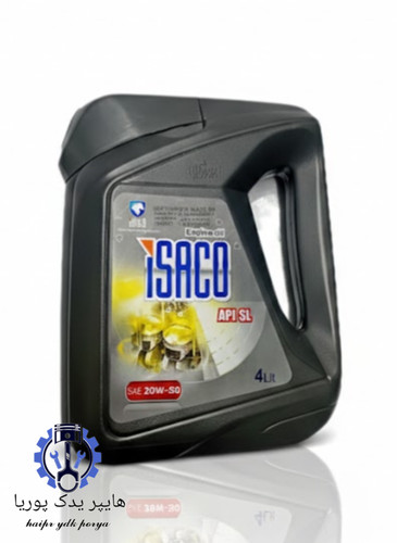 روغن موتور ۴ لیتری 20W50 API SL ایساکو اصل اورجینال