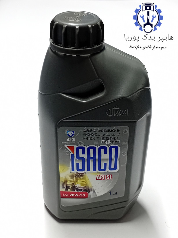 روغن موتور ۱ لیتری 20W50 API SL ایساکو اصل اورجینال - تصویر