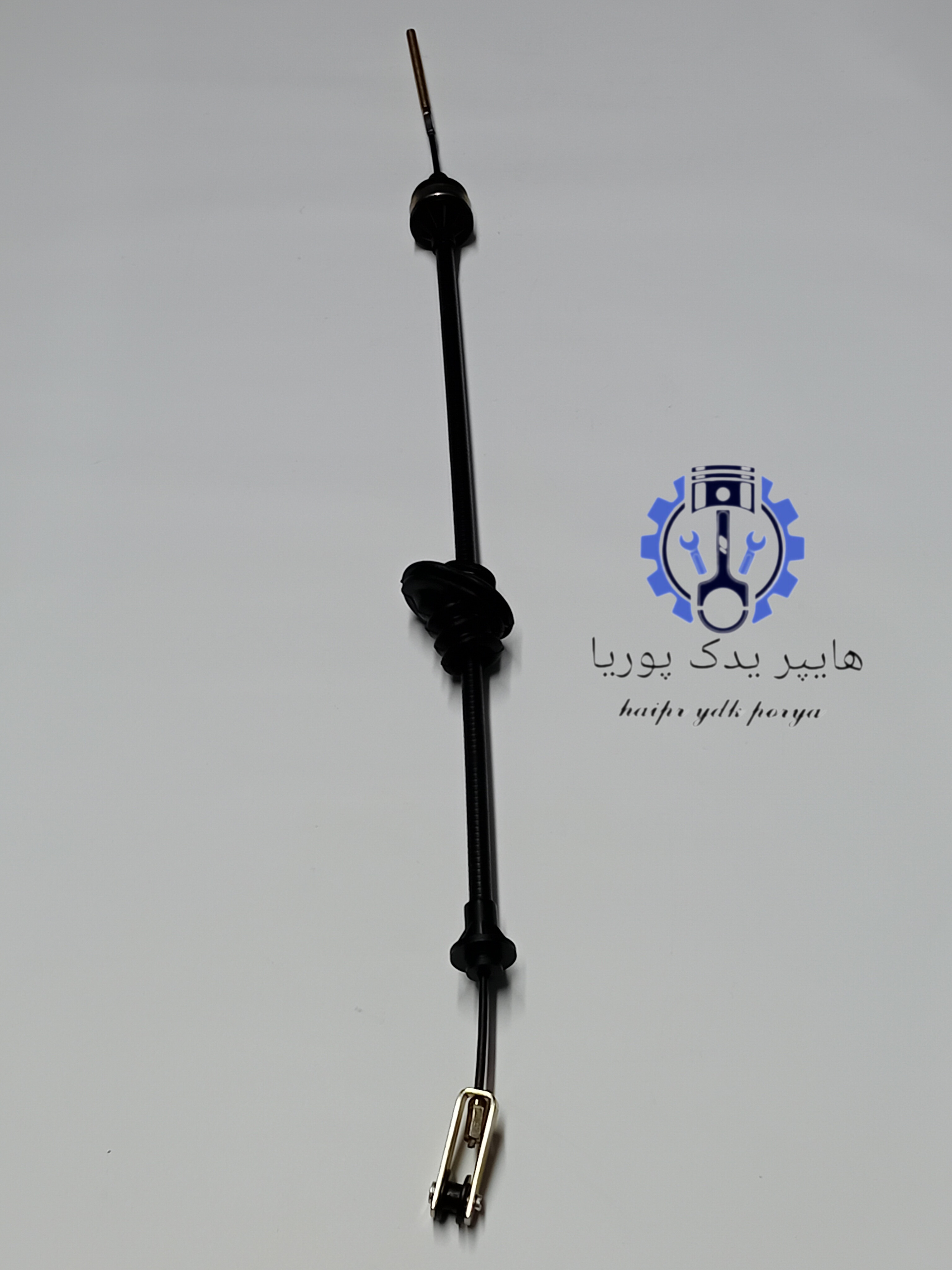 کابل-سیم کلاچ پراید معمولی قدیم بدون دمپر شرکتی اصل هانتر با روکش سایپا یدک